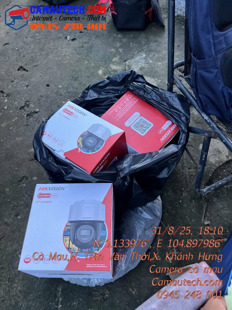 Lắp camera PTZ Mini Hikvison