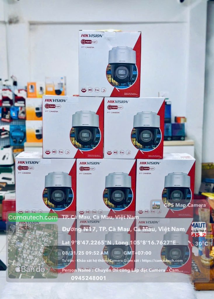 Lắp camera PTZ Mini Hikvison