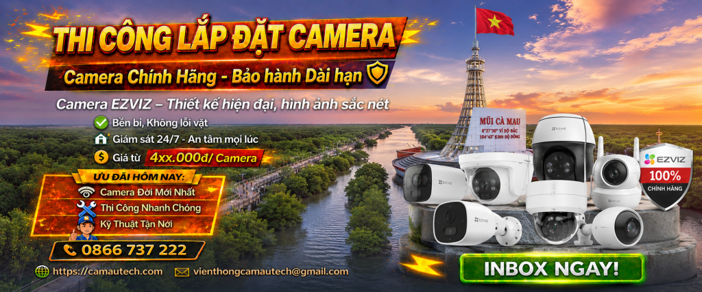 Camera ezviz cà mau