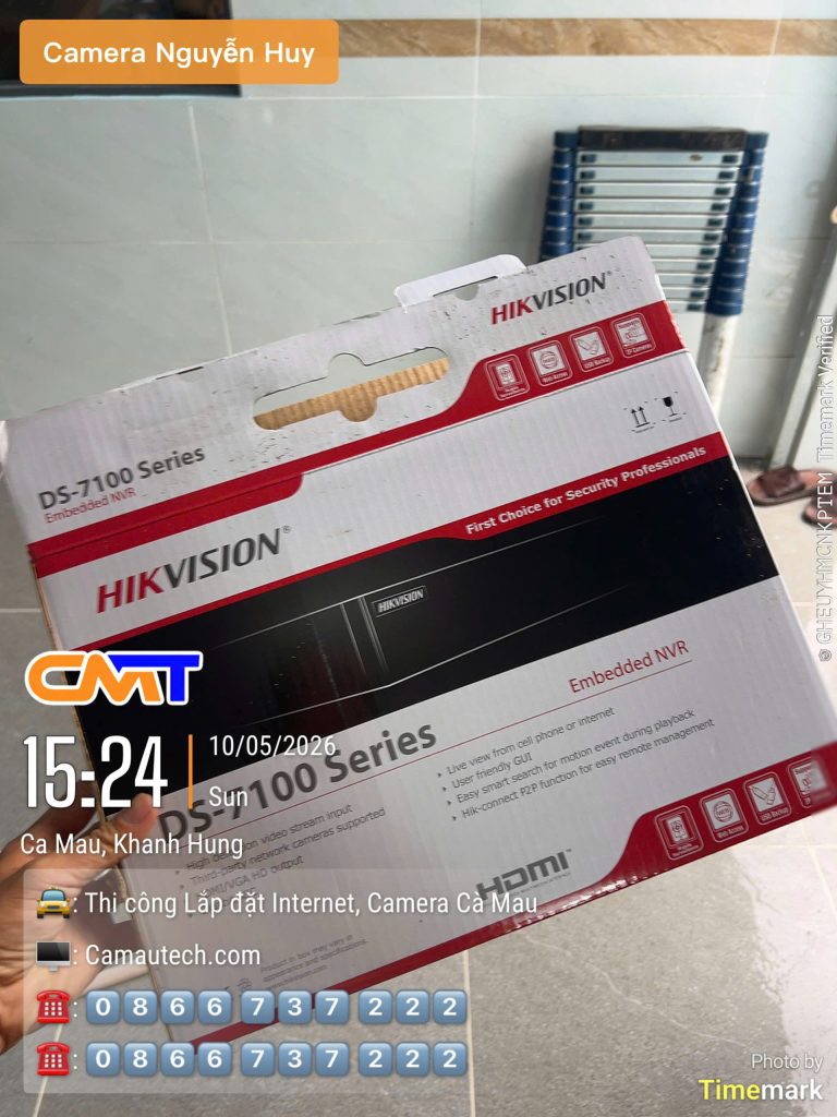 Bộ Camera Hikvision IP 4 Kênh Tại Cà Mau