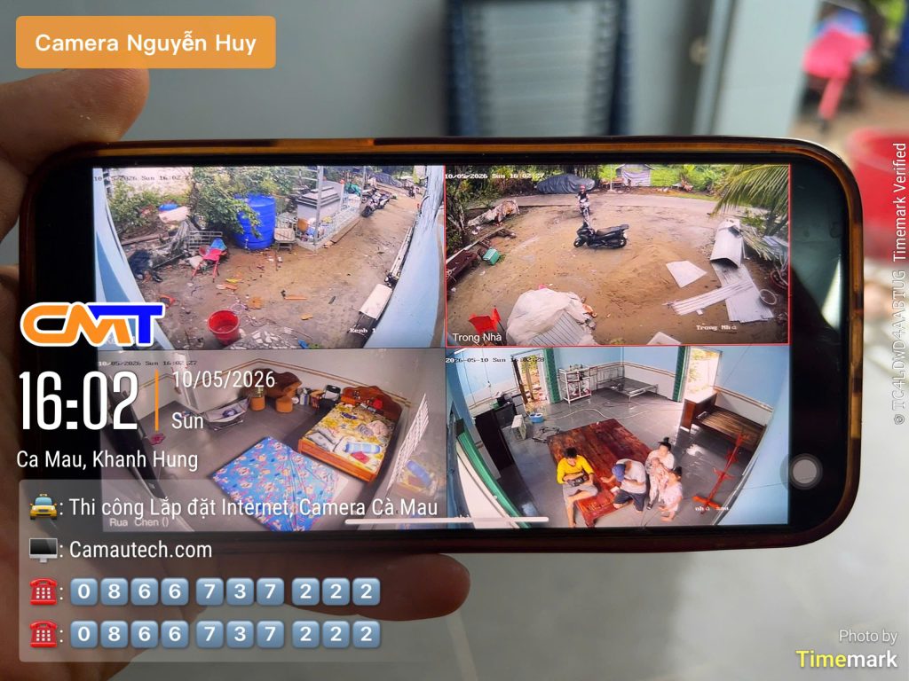 Bộ Camera Hikvision IP 4 Kênh Tại Cà Mau